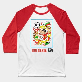 Bulgaria / 70s Vintage-Style Soccer Fan Design Baseball T-Shirt